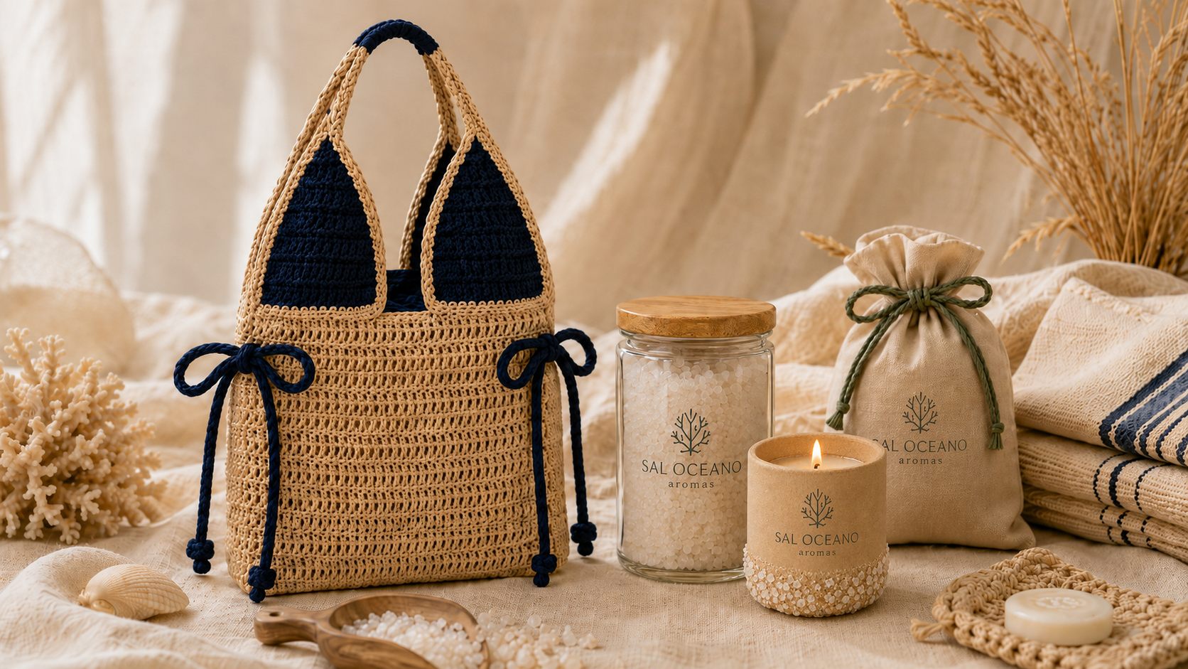 Produtos feitos à mão SAL OCEANO